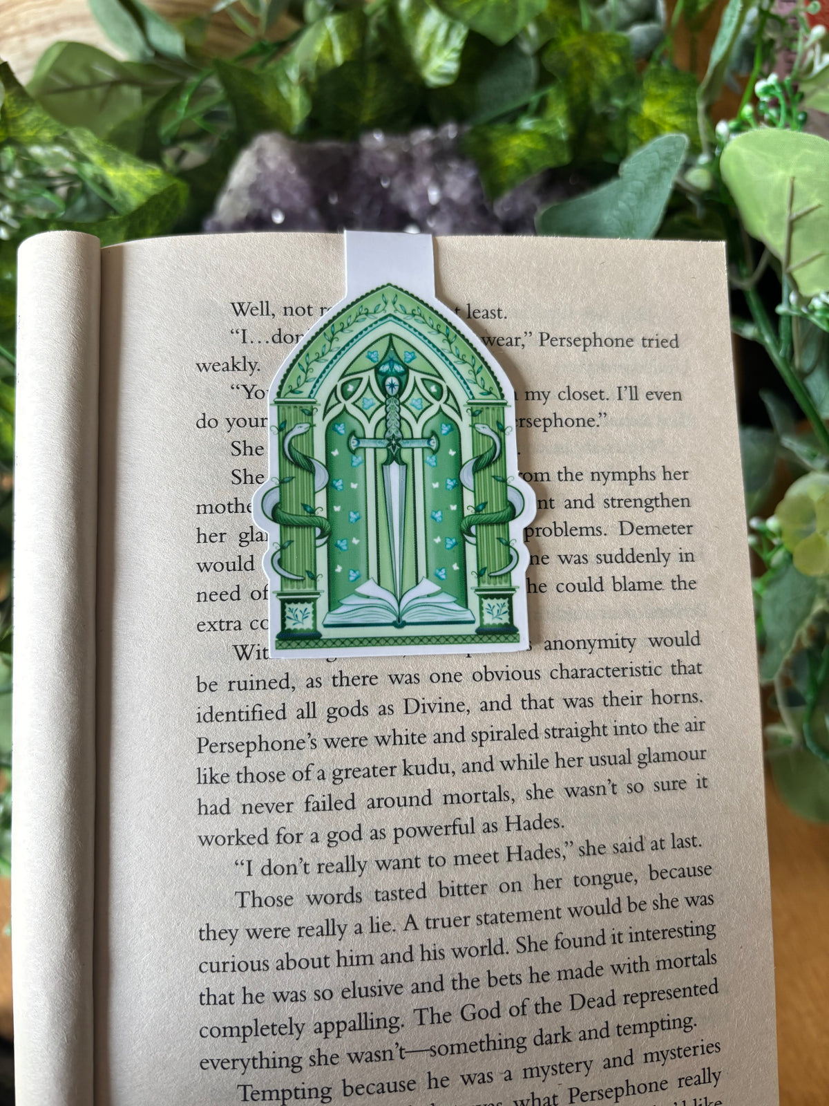 Fantasy archway magnetic bookmark
