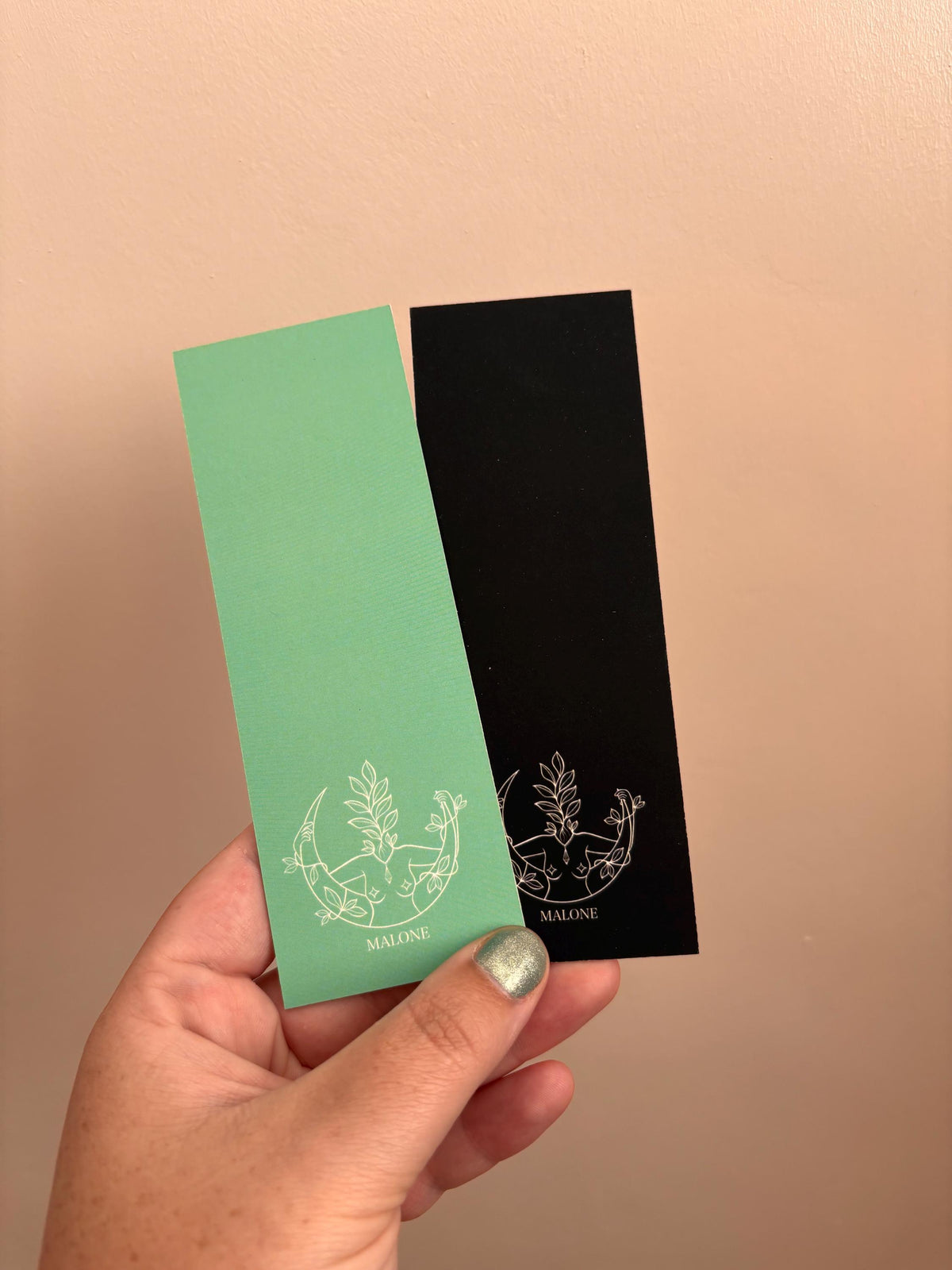 Fantasy bookmark - holographic foil - heavy cardstock - witchy vibes