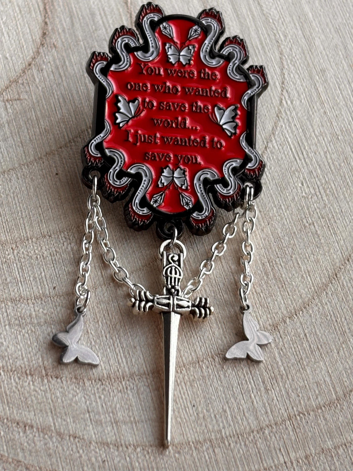 War of Lost Hearts pin - daughter of no worlds -  Officially Licensed