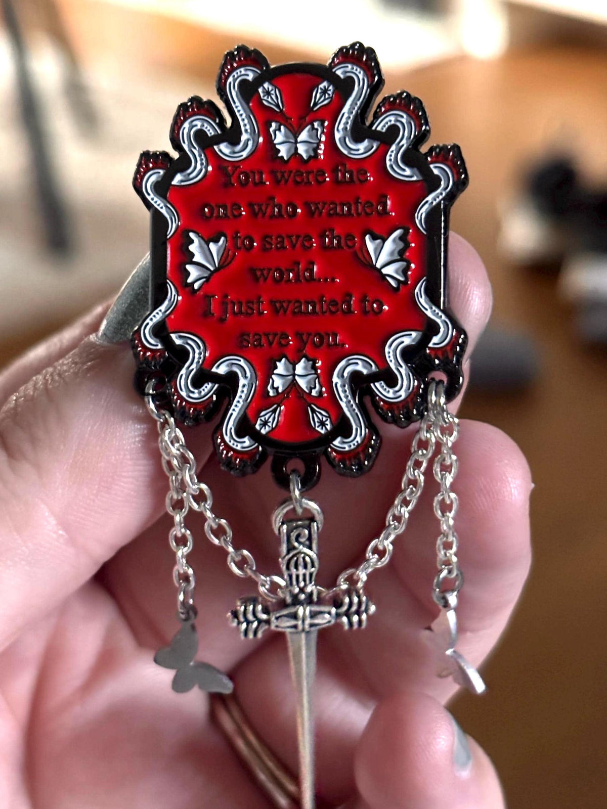 War of Lost Hearts pin - daughter of no worlds -  Officially Licensed