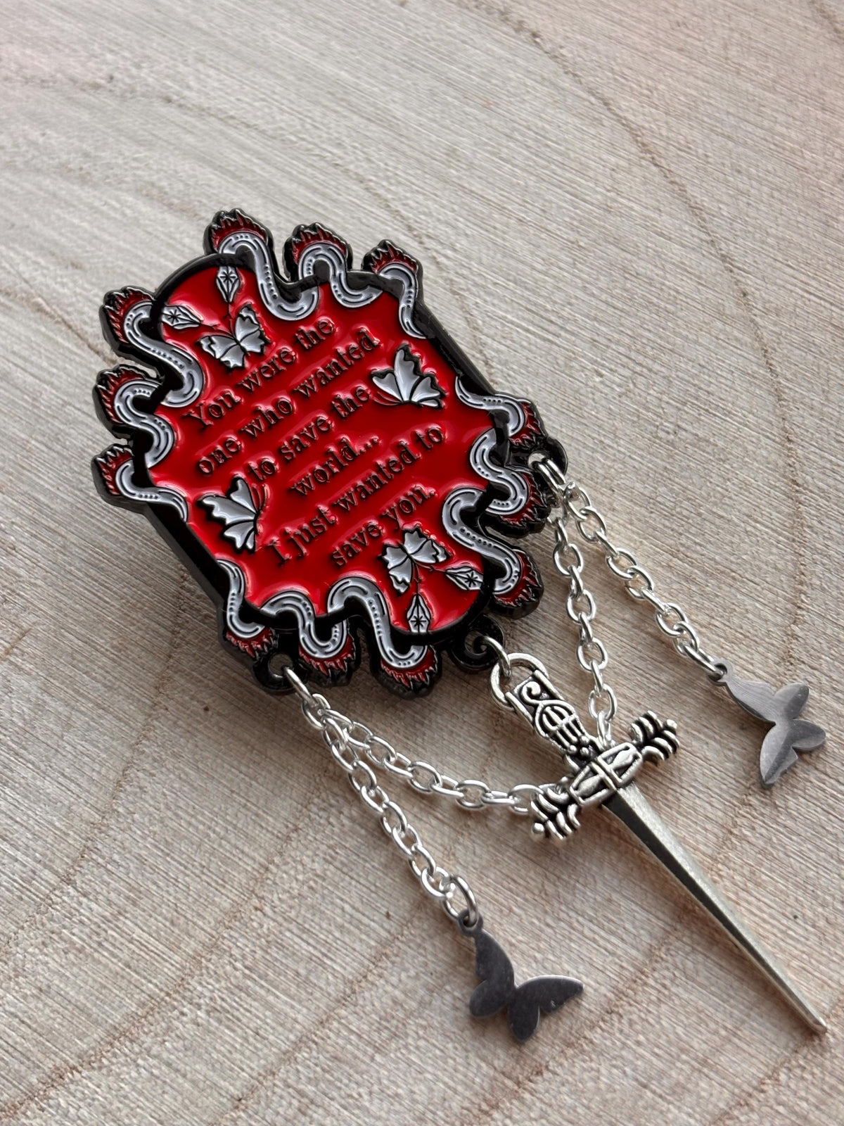 War of Lost Hearts pin - daughter of no worlds -  Officially Licensed