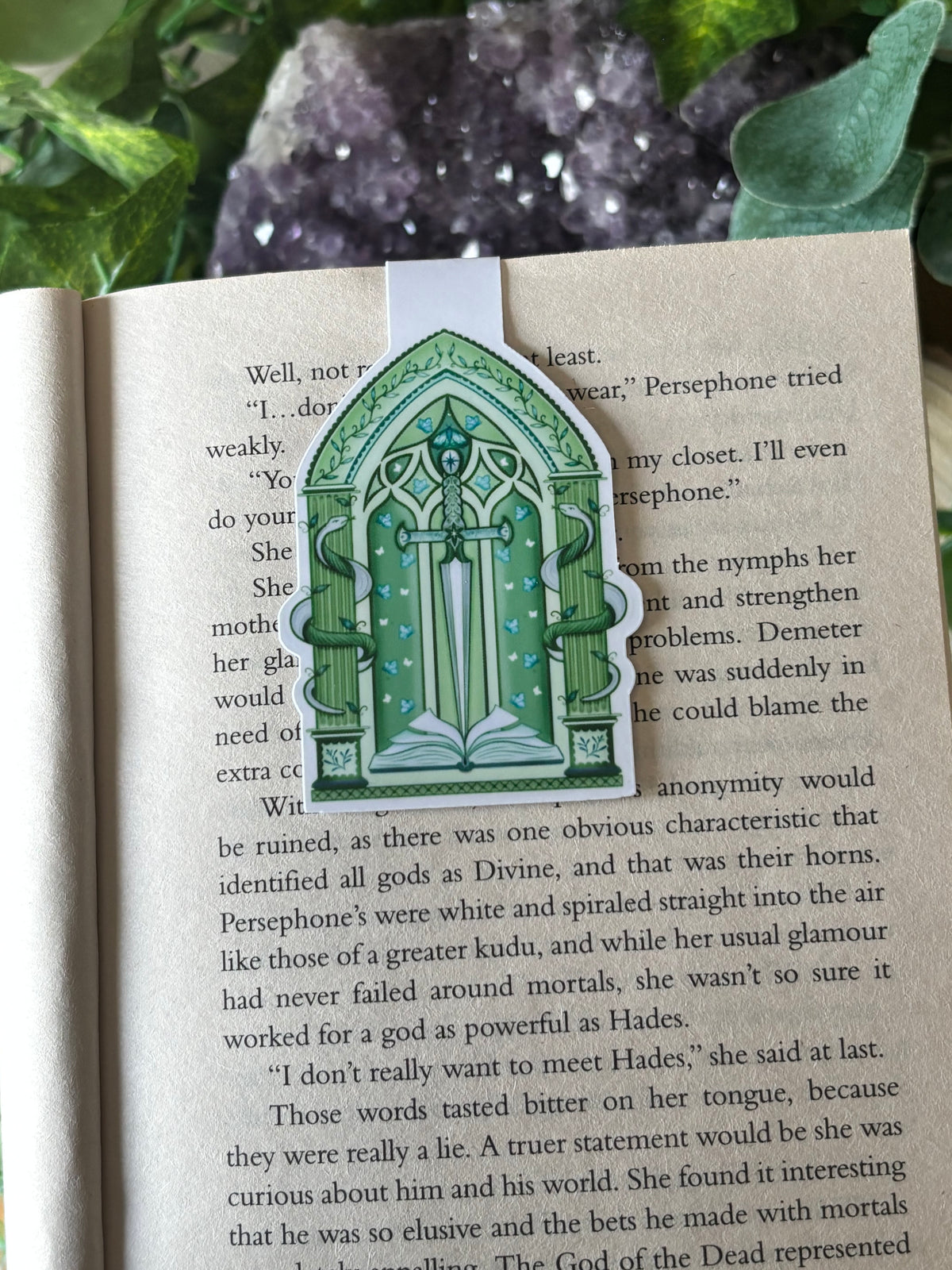 Fantasy archway magnetic bookmark