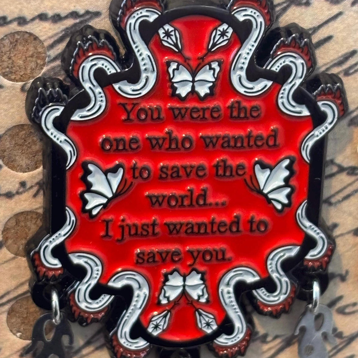 War of Lost Hearts pin - daughter of no worlds -  Officially Licensed