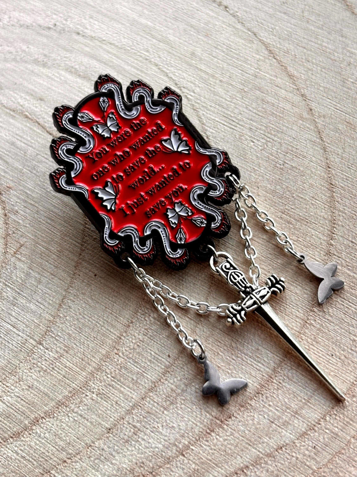 War of Lost Hearts pin - daughter of no worlds -  Officially Licensed