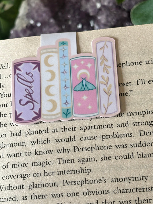 Bookstack Spells Magnetic Bookmark
