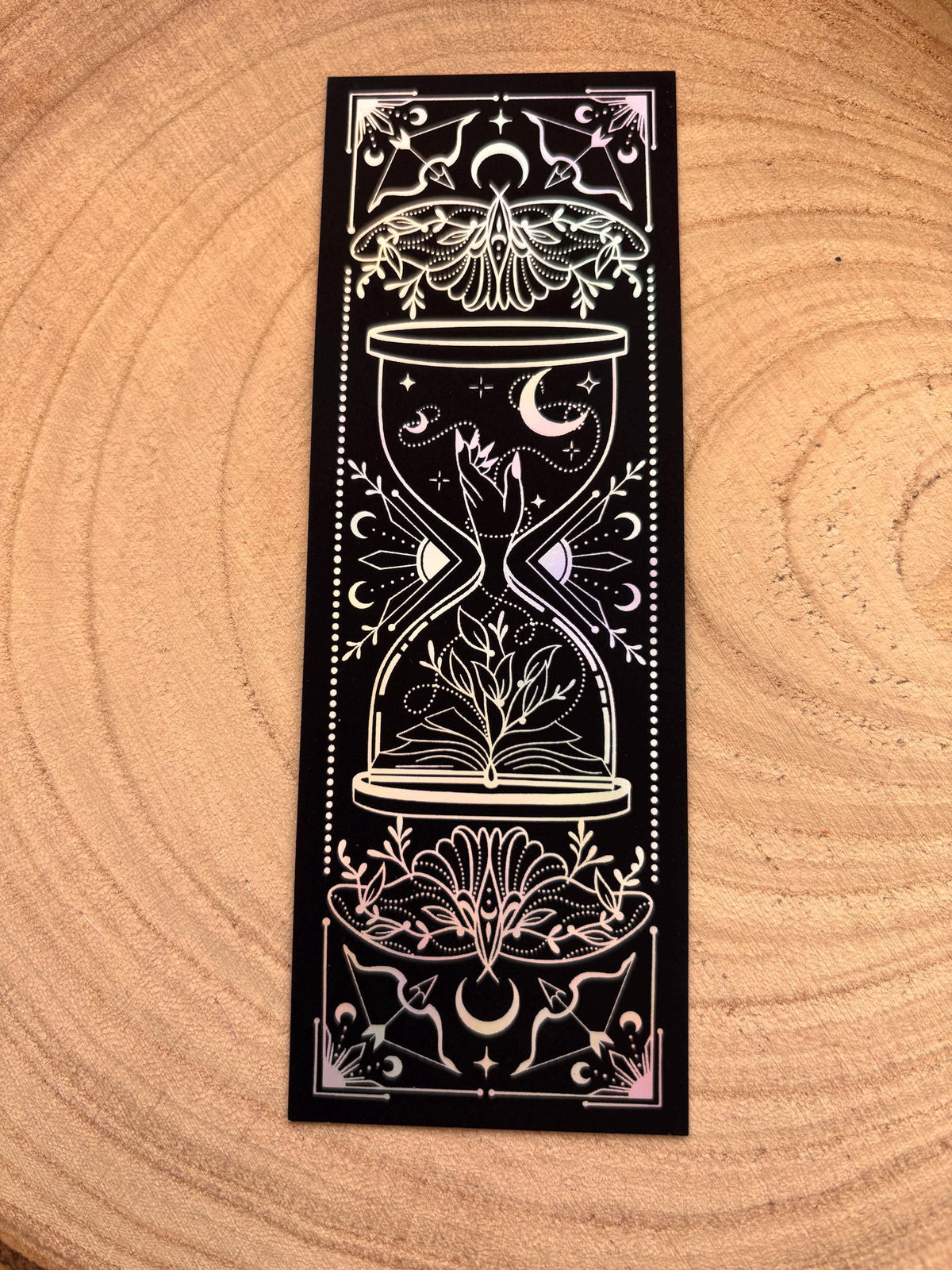 Fantasy bookmark - holographic foil - heavy cardstock - witchy vibes