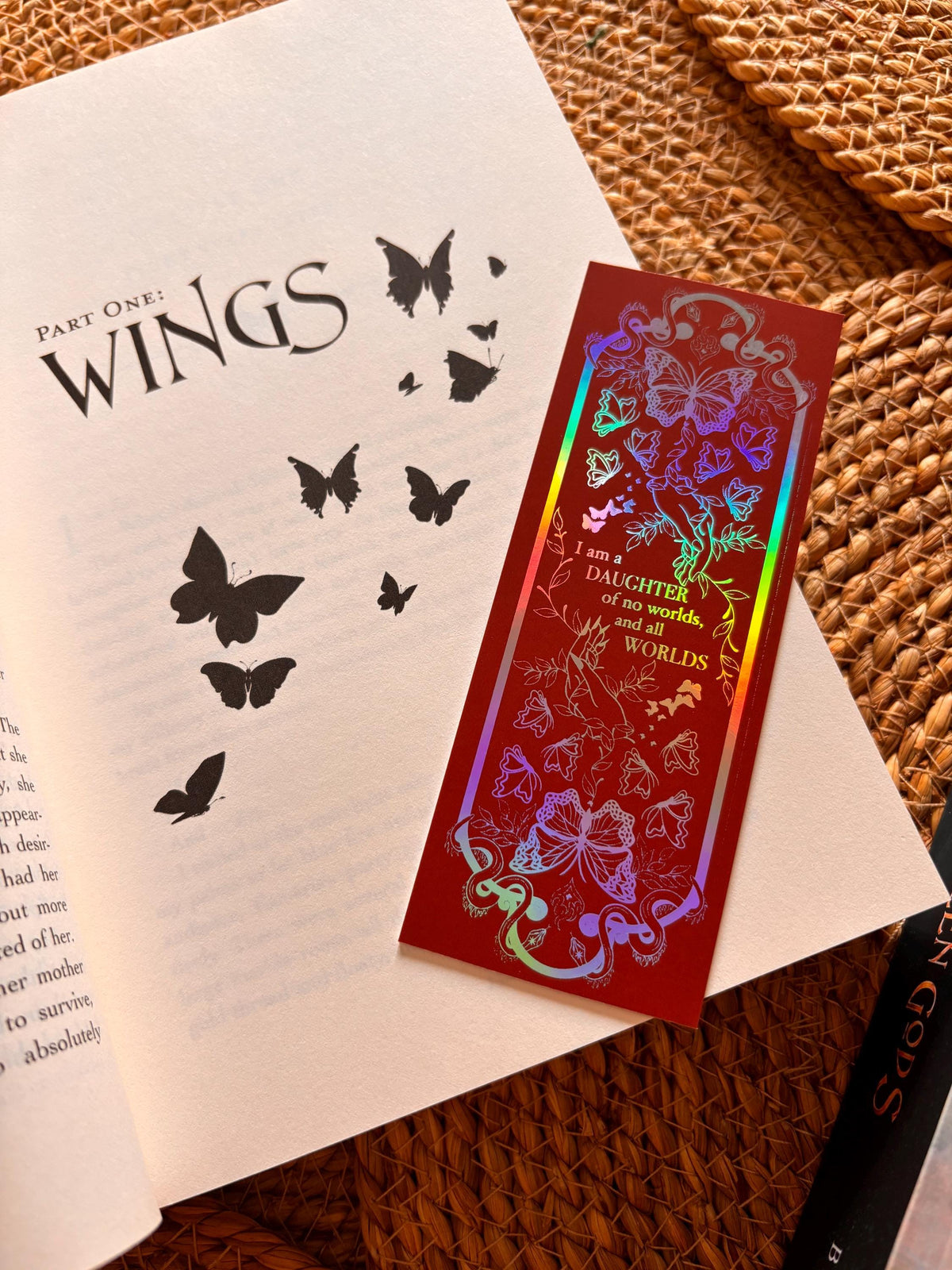 Holographic Foil Bookmark: Daughter of No Worlds - War of Lost Hearts -  Readers Gift (seconds) - officially licensed