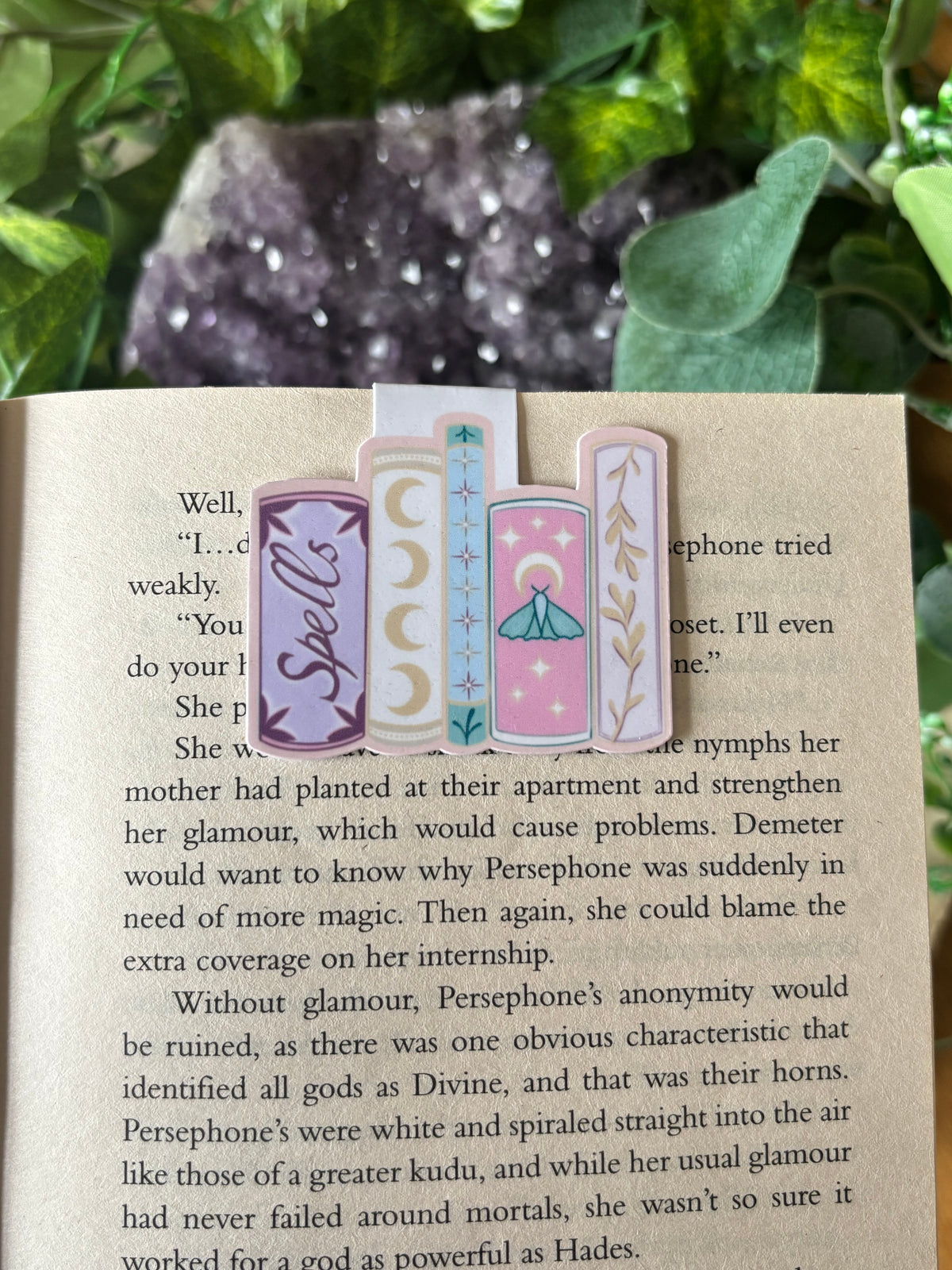 Bookstack Spells Magnetic Bookmark