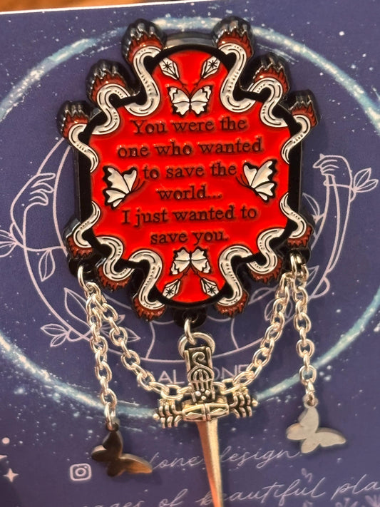 War of Lost Hearts pin - daughter of no worlds -  Officially Licensed