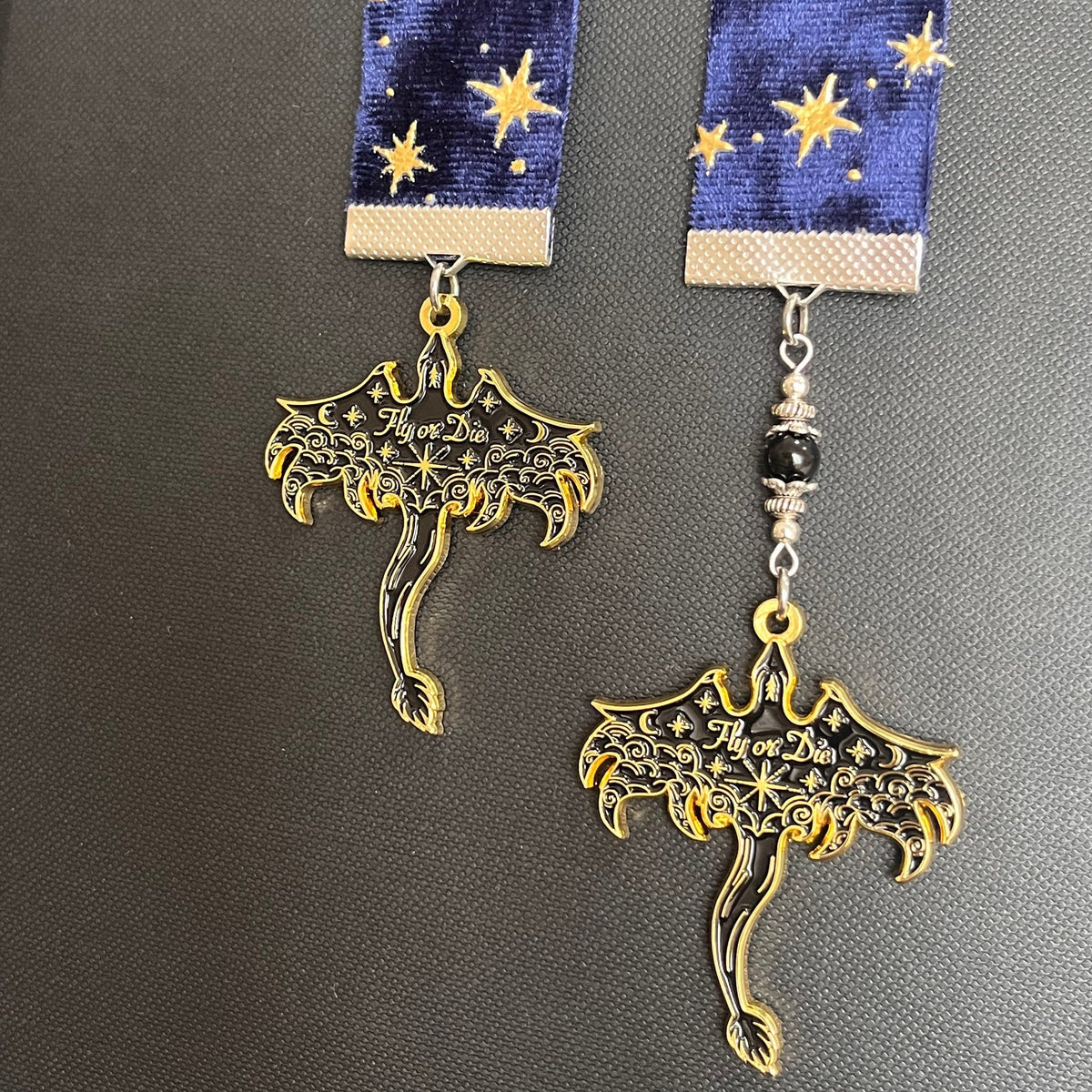 Fourth Wing Dragon Bookmark or Keychain: empyrean series - officially licensed - fly or die - ORIGINAL DESIGN