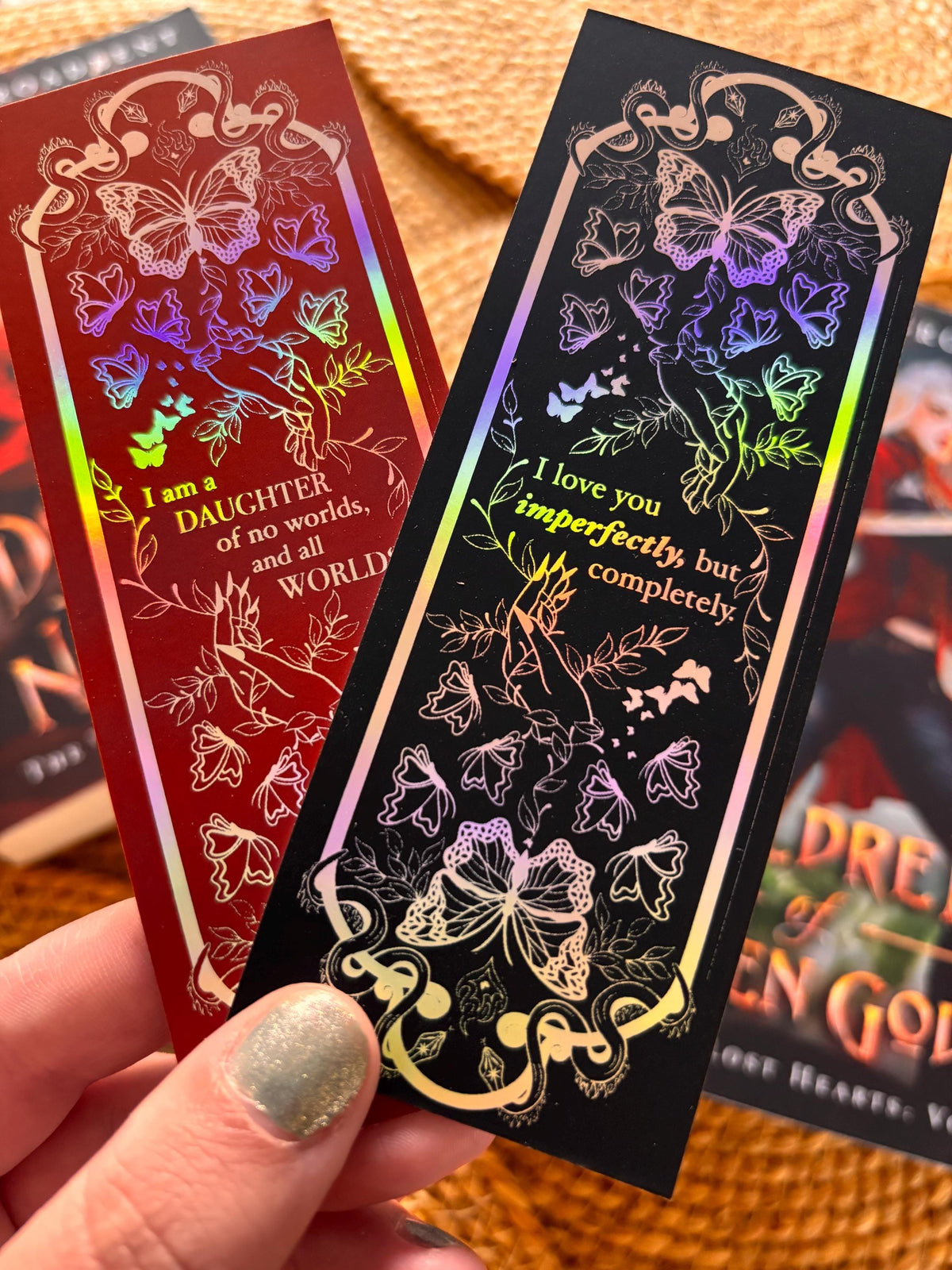 Holographic Foil Bookmark: Daughter of No Worlds - War of Lost Hearts -  Readers Gift (seconds) - officially licensed