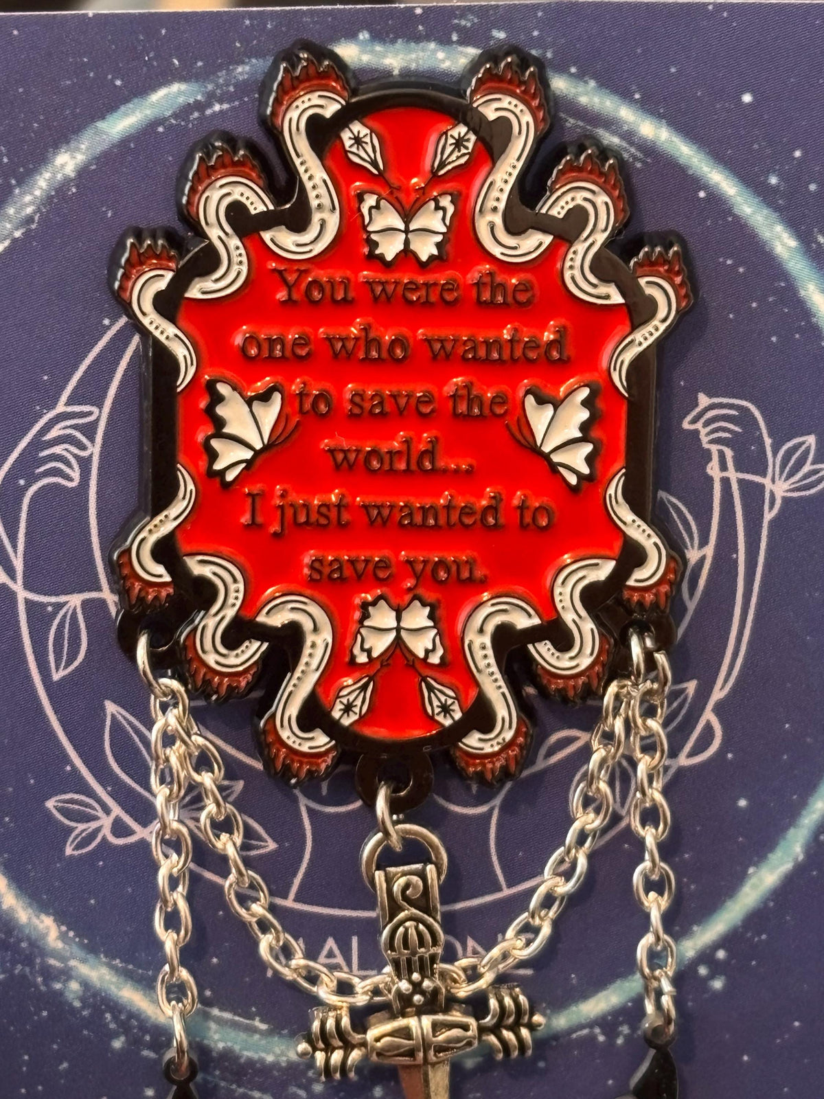 War of Lost Hearts pin - daughter of no worlds -  Officially Licensed