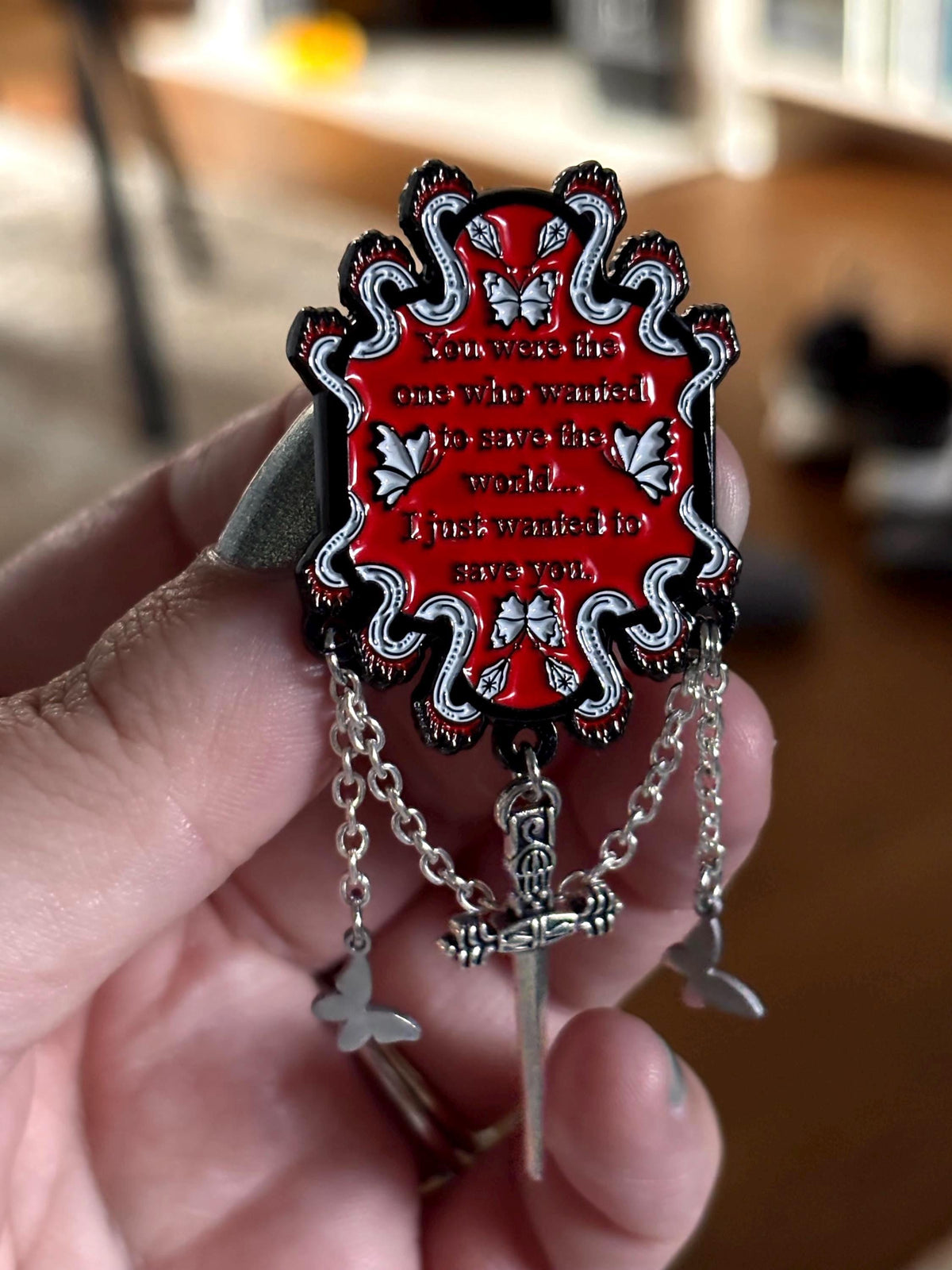 War of Lost Hearts pin - daughter of no worlds -  Officially Licensed