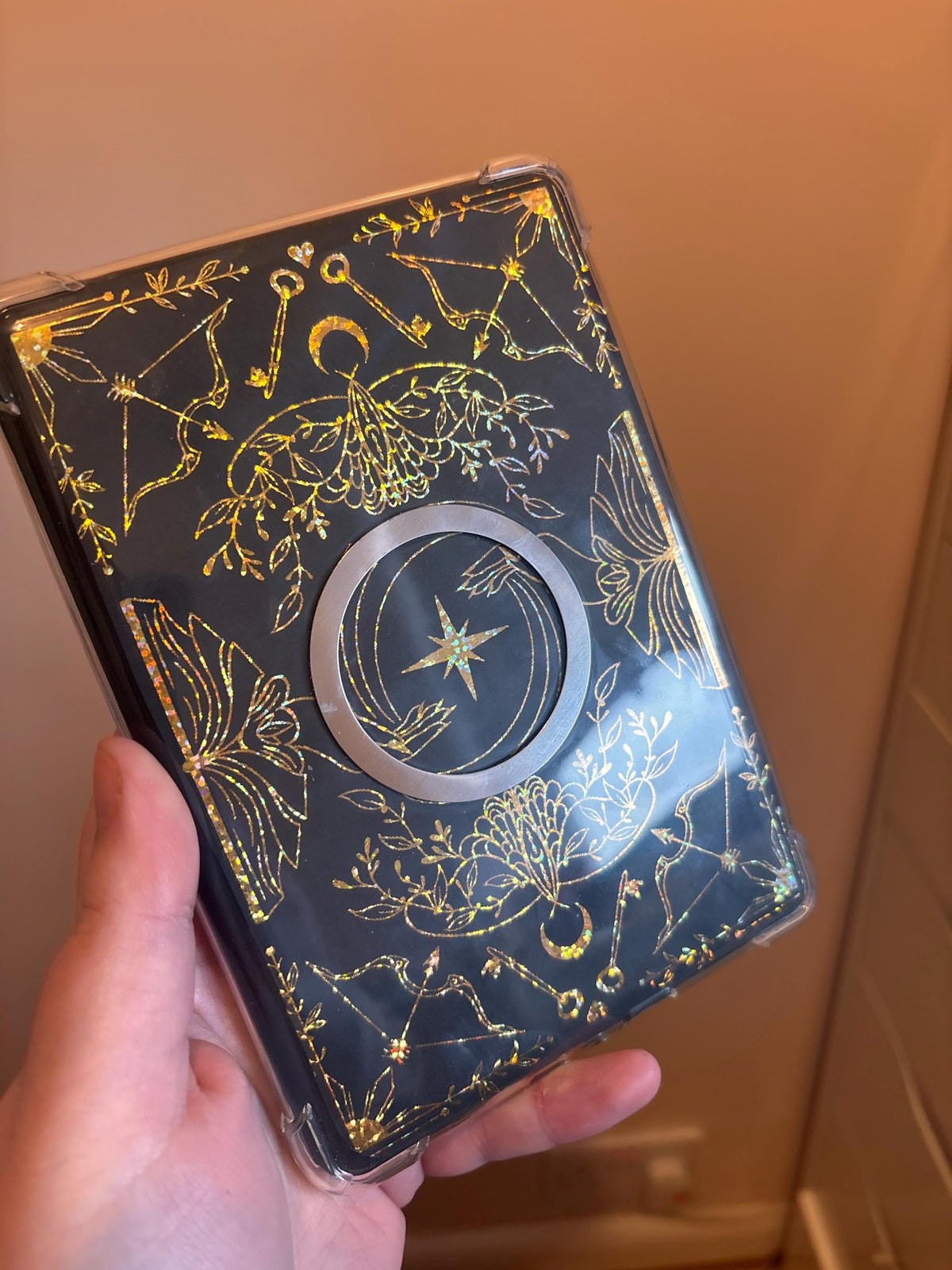 Custom Personalised Black foiled Insert for Kindle/ E Reader with optional bookmark