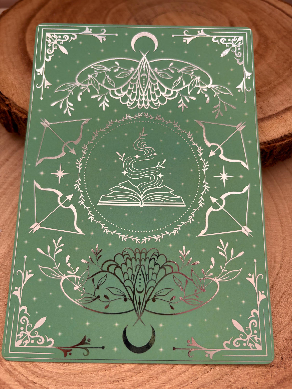 Minty Green foiled Insert for Kindle/ E Reader - Fantasy Reader